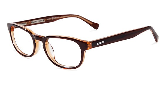 Lucky Brand Dynamo Eyeglasses, BRO Brown