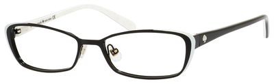 Kate Spade Lidia Eyeglasses, 0W44(00) Black Ivory