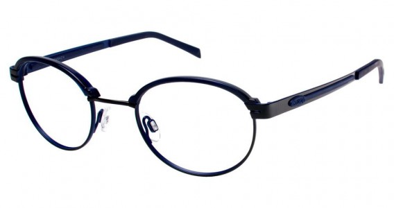Crush 850044 Eyeglasses, Gunmetal W/Blue (17)