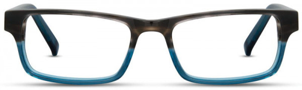 David Benjamin Double Play Eyeglasses, Brown / Blue