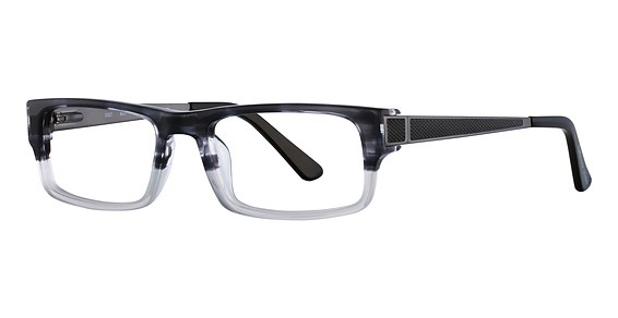 Van Heusen S327 Eyeglasses, BLK Black