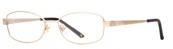 Laura Ashley Lillian Eyeglasses, Satin Gold