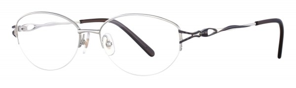 Seiko Titanium T3039 Eyeglasses, 309 Silver Gray