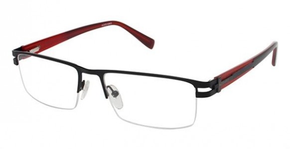 Azzaro AZ30065 Eyeglasses, C1 Black/Red