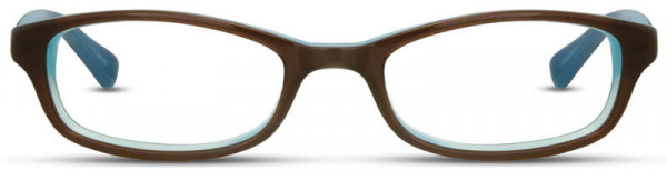 David Benjamin Cookie Cutter Eyeglasses, Chocolate / Sky
