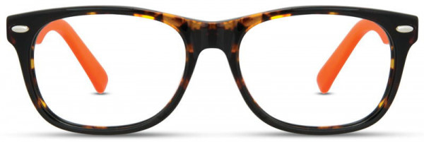 David Benjamin DB-161 Eyeglasses, 2 - Tortoise / Orange