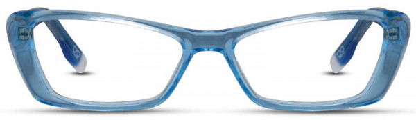 David Benjamin Popsicle Eyeglasses, 3 - Denim / White / Aqua
