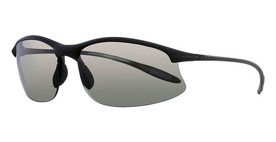 Serengeti Eyewear Maestrale Sunglasses, Metallic Black (Polar PhD 555nm Blue)