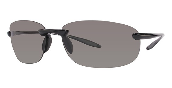 Serengeti Eyewear Nuvino Sunglasses, 3 Shiny Black (Polar PhD 555nm Blue)