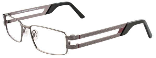 Takumi TK917 Eyeglasses, 020 - Satin Grey & Burgandy