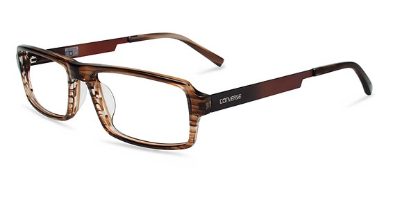Converse Q015 UF Eyeglasses, Brown Stripe