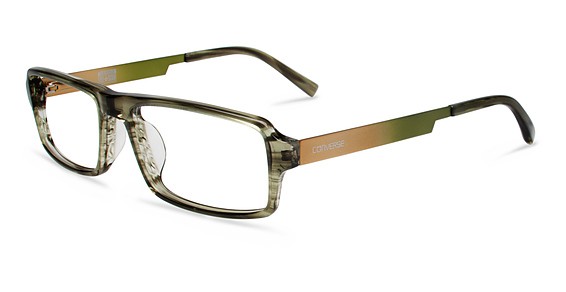 Converse Q015 UF Eyeglasses, Olive Stripe