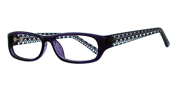 Smilen Eyewear 2108 Eyeglasses, Purple Crystal