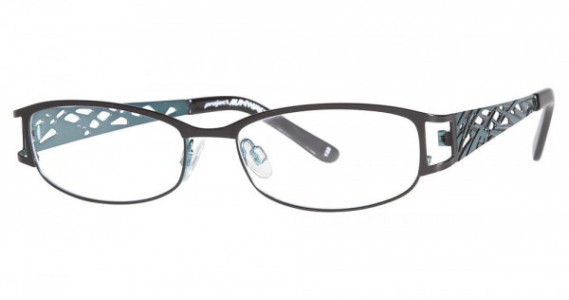 Project Runway Project Runway 105M Eyeglasses, 172 Blk/Turquoise