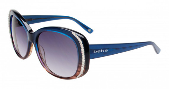 Bebe Eyes BB7092 Sunglasses, 427 Blue Fade