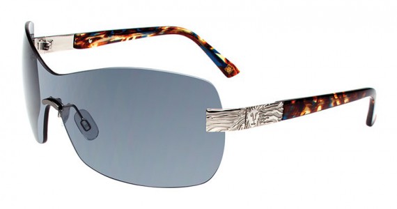 Anne Klein AK7012 Sunglasses, 045 Silver