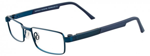 EasyClip EC301 Eyeglasses, SATIN DARK BLUE