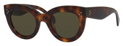 Celine Celine 41050/S Sunglasses, 005L(1E) Havana