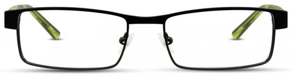David Benjamin DB-163 Eyeglasses, 1 - Black / Lime