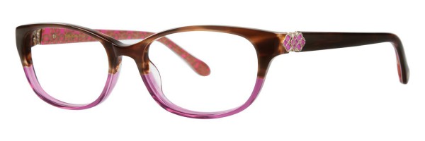 Lilly Pulitzer SLOANE Eyeglasses, Pink Tortoise