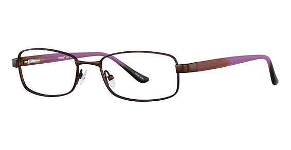 Seventeen SV5382 Eyeglasses, Brown/Lavender