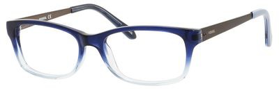 Fossil Sammy Eyeglasses, 0YR7(00) Blue Fade