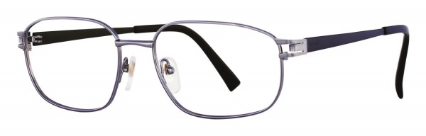 Seiko Titanium T1050 Eyeglasses, C91 Deep Gun Gray/Black
