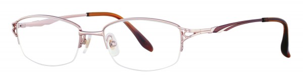 Seiko Titanium T3025 Eyeglasses, 291 Pink Orange