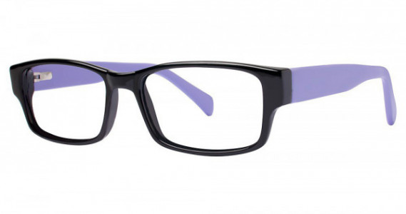 Modern Optical CHILL Eyeglasses, Black/Lilac