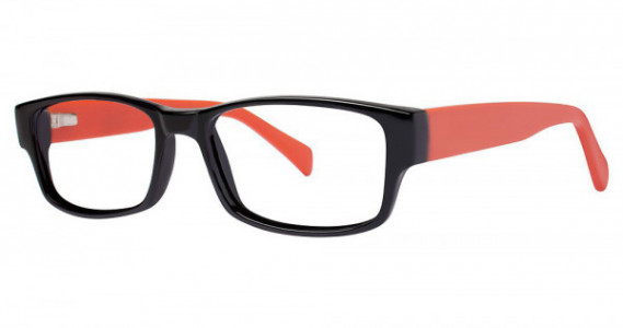 Modern Optical CHILL Eyeglasses, Black/Orange