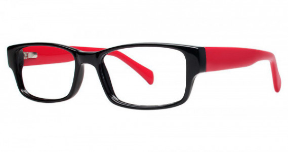 Modern Optical CHILL Eyeglasses, Black/Red