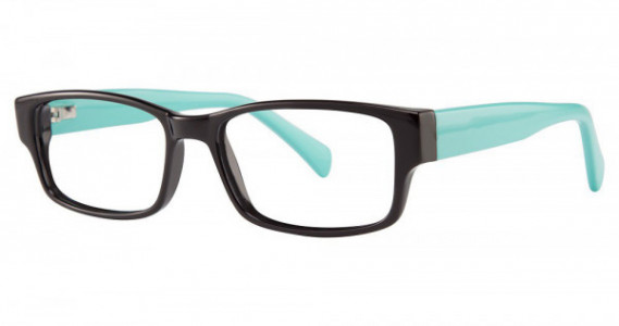 Modern Optical CHILL Eyeglasses, Black/Turquoise