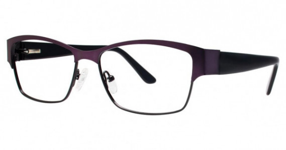 Modern Art A353 Eyeglasses, plum/black