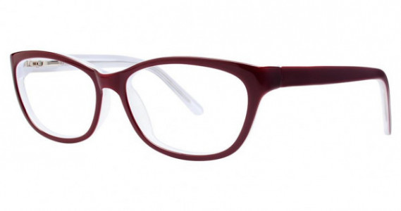 Genevieve Gemma Eyeglasses, burgundy/crystal