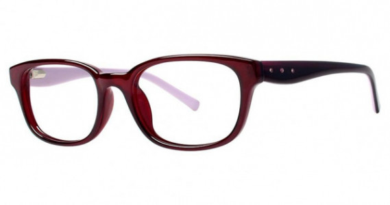 Genevieve Romantic Eyeglasses, burgundy/lilac
