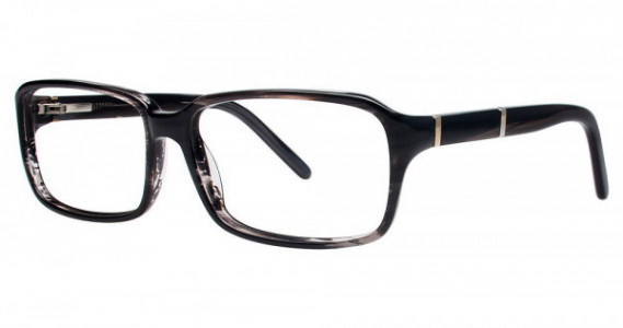 Big Mens Eyewear Club BIG PLANS Eyeglasses, Black