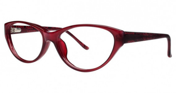 Genevieve Pretty Eyeglasses, burgundy