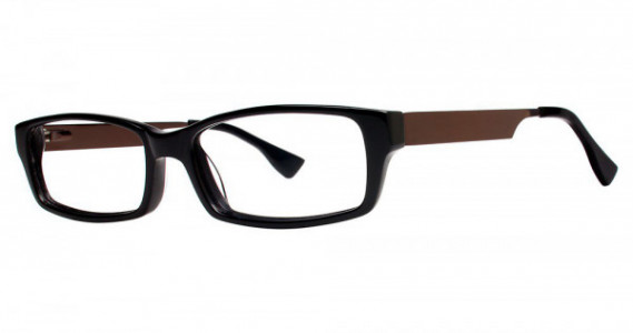 U Rock U765 Eyeglasses, Black/Brown