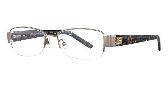 Allure Eyewear PLO 408 Eyeglasses, 234 Shiny Light Brown