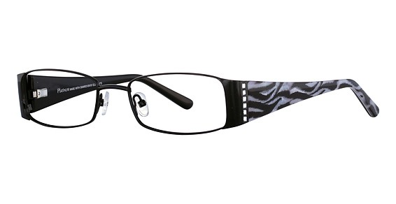 Allure Eyewear PLO 335 Eyeglasses, 001 Shiny Black