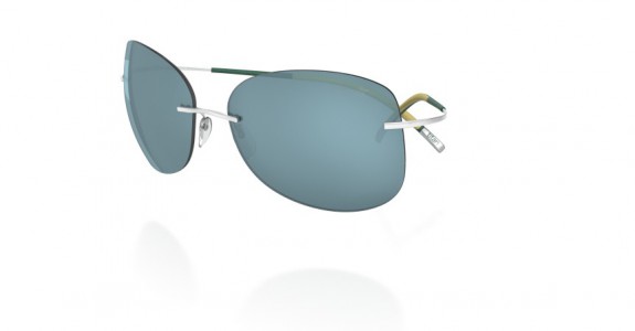 Silhouette TMA Icon 8144 Sunglasses, 6222 silver matte
