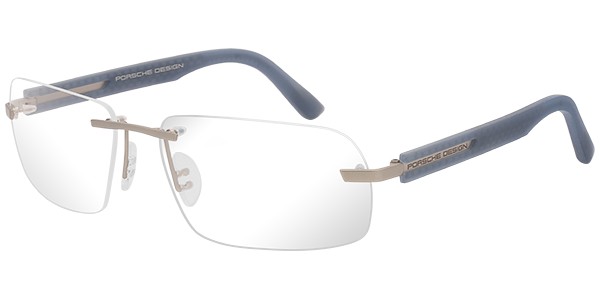 Porsche Design P 8233 Eyeglasses, Silver, Matte Blue (B)