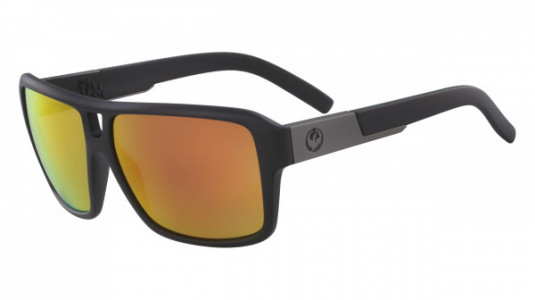 Dragon DR THE JAM 2 Sunglasses, (022) MATTE BLACK WITH RED ION  LENS