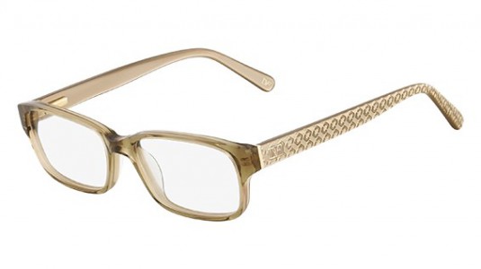 Diane Von Furstenberg DVF5046 Eyeglasses, 272 TAUPE CRYSTAL