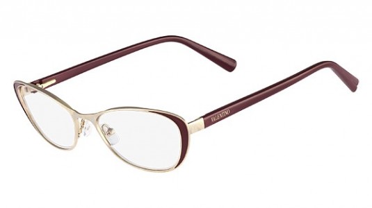 Valentino V2119 Eyeglasses, (606) ROUGENOIR
