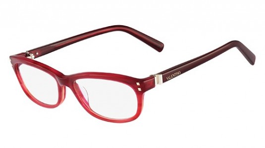 Valentino V2649 Eyeglasses, (618) STRIPED RED