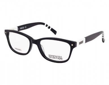 Kenneth Cole Reaction KC-0753 Eyeglasses, 001 - Shiny Black
