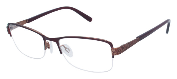Brendel 902145 Eyeglasses, Burgundy - 50 (BUR)