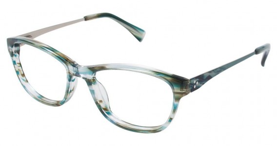 Crush CT51 Eyeglasses, green horn (40)