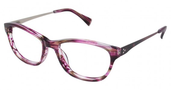 Crush CT51 Eyeglasses, burgundy horn (50)